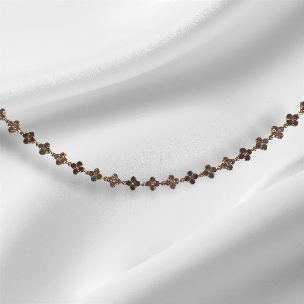 Collier Lyra léopard