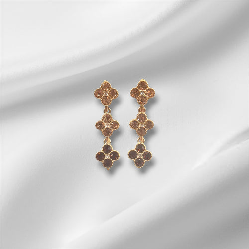 Boucles d'Oreilles Lyra léopard