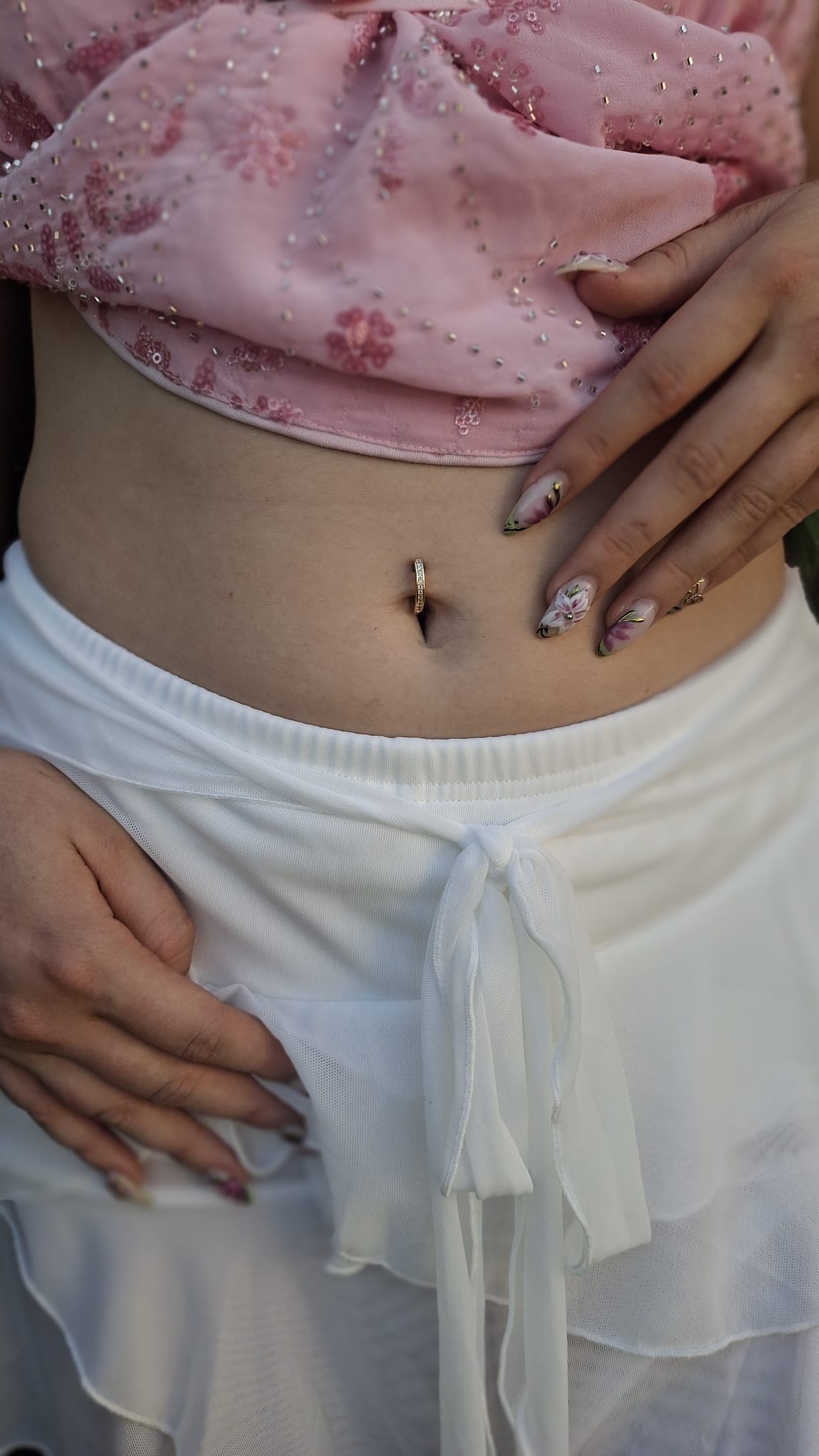 Piercing nombril Jade