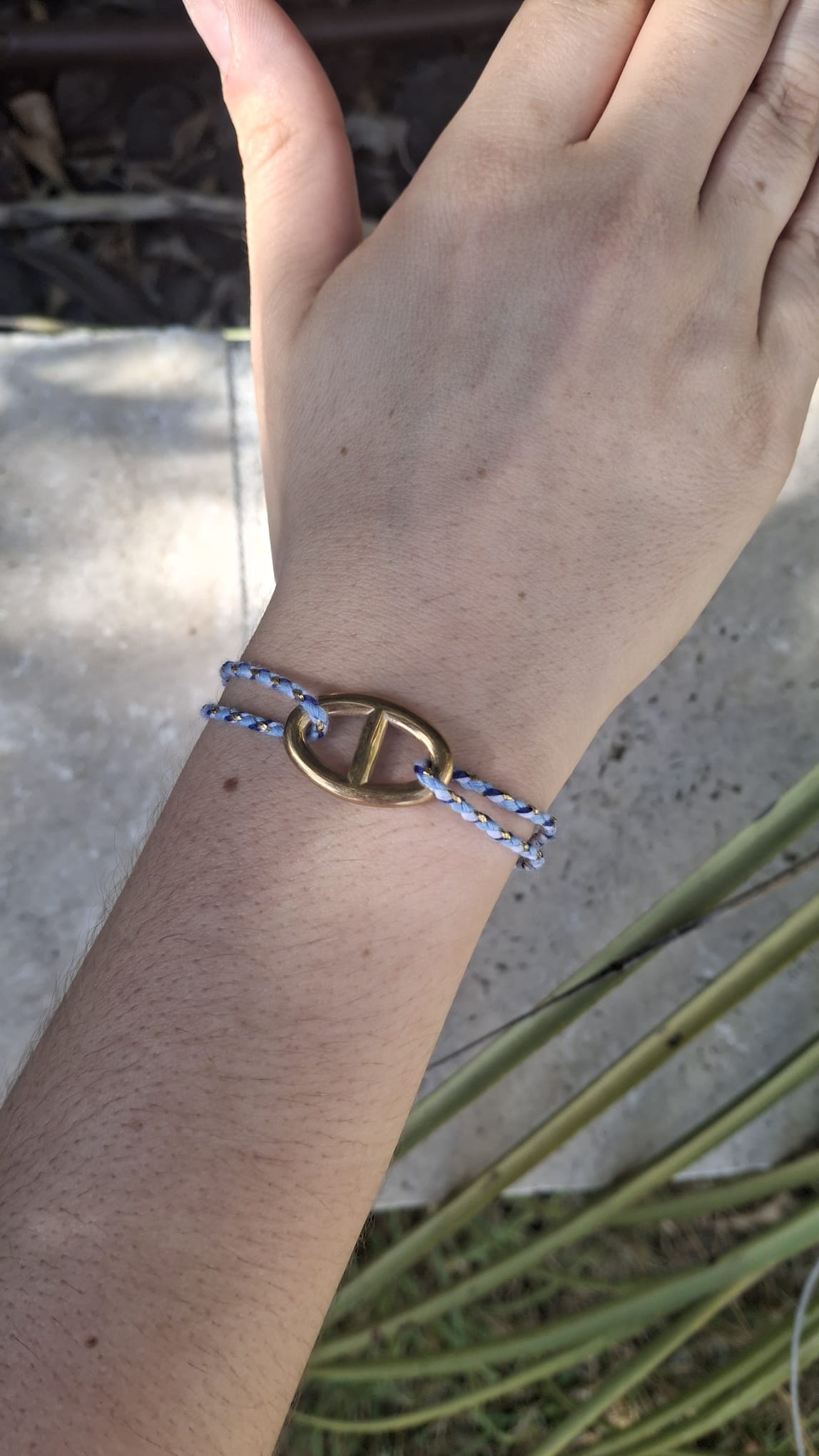 Bracelet Brezil bleu clair