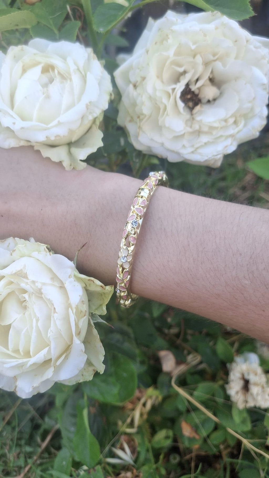 Jonc Saphir rose pâle