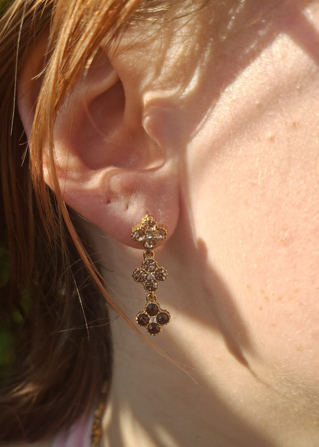 Boucles d'Oreilles Lyra léopard